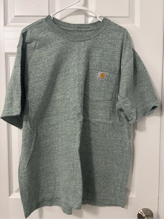 Carhartt Other - Carhartt Heather Sage Green Crew T-Shirt